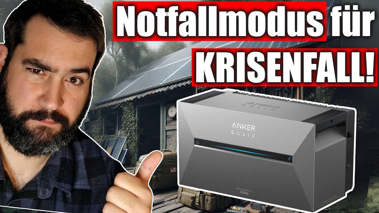 BLACKOUT? Vorteile des NEUEN Anker SOLIX Solarbank 3 Pro Balkonkraftwerks [Review]