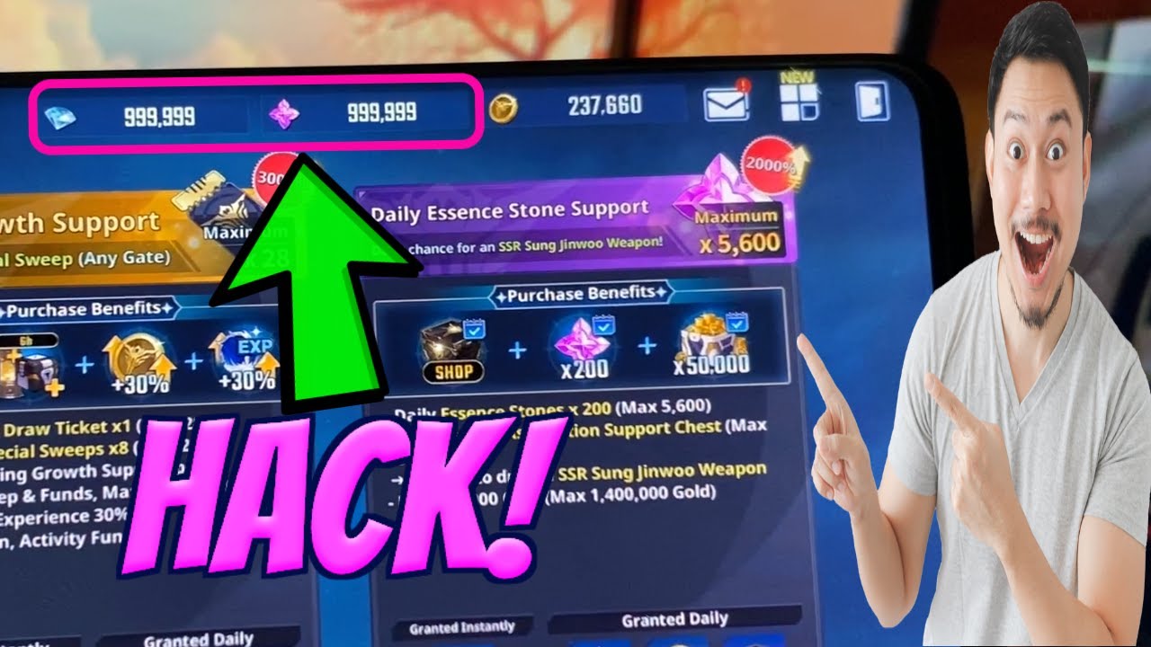 Solo Leveling: Arise Hack/MOD . Get Unlimited Diamonds and Essence Stones For FREE iOS Android
