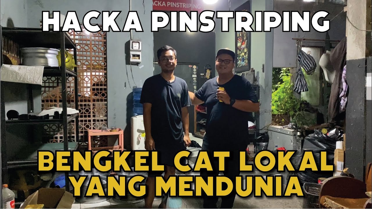 Bengkel Cat Spesialis Pinstriping dan Restorasi Vespa | HACKA PINSTRIPING