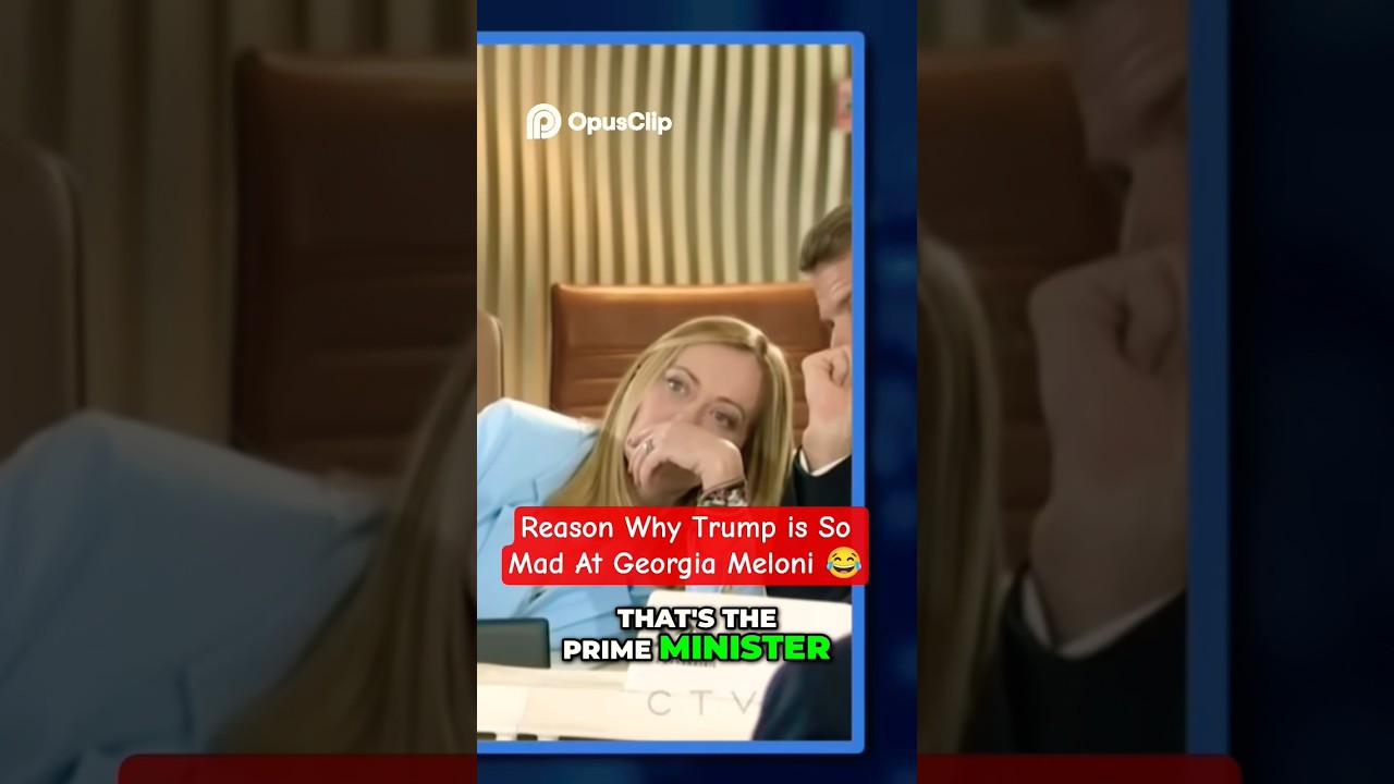Macron and Georgia Meloni Talking About Trump made him Angry 🤣#kimmel #trump #georgiameloni #usa