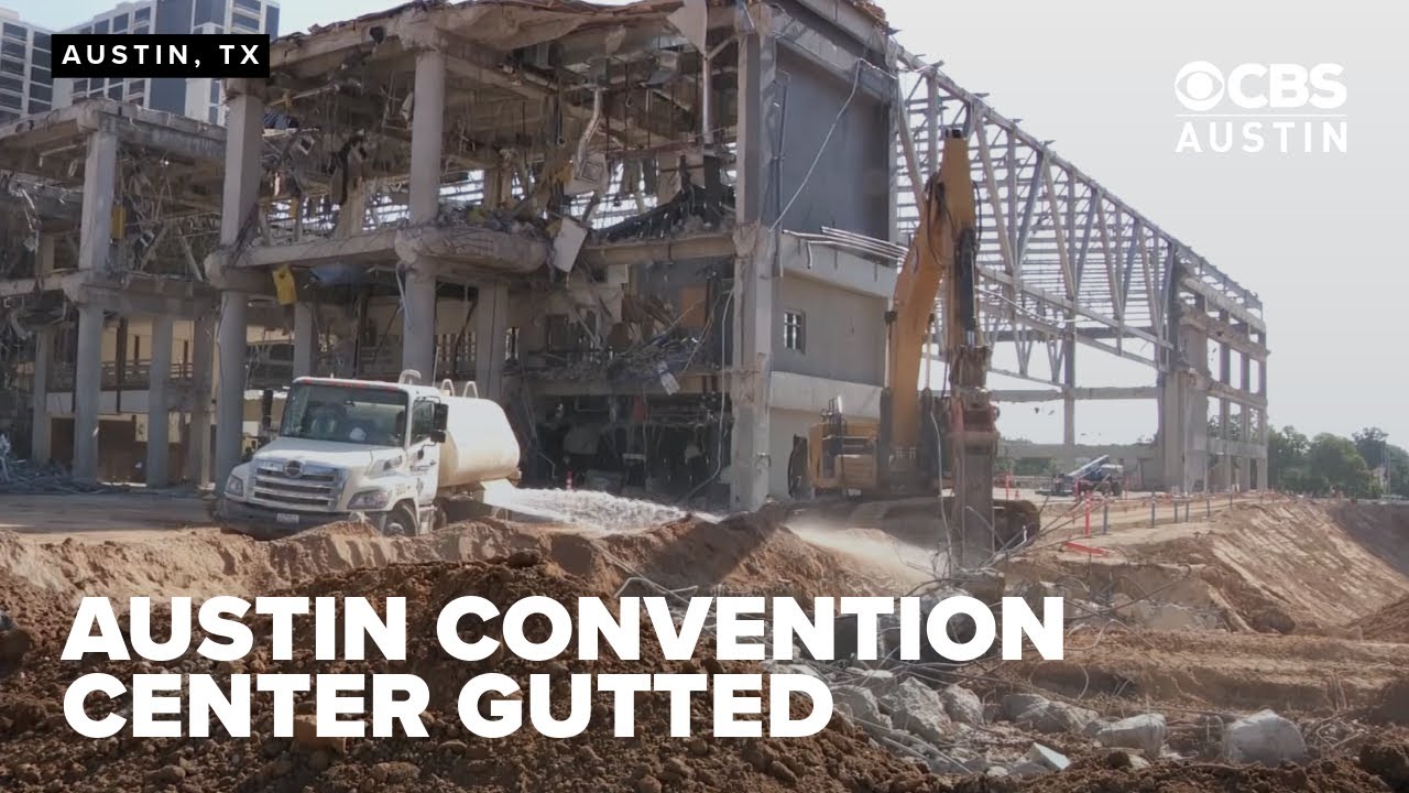 Austin Convention Center is gutted and ready to be demolished