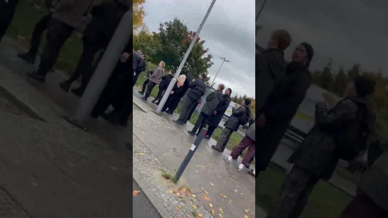 Queue at Berghain, Sunday, October 29, 10:30 a.m. #berghain #berlin #techno