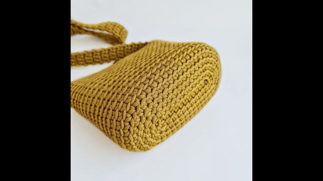 أسهل واسرع حقيبة كروشيه خيط الكليم للمبتدئينCrochet bag/Bolso de crochet/Bolsa de crochê/Tas rajutan