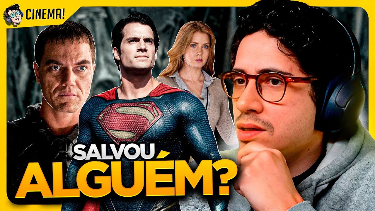 O HOMEM DE AÇO é um PÉSSIMO FILME de SUPERMAN?