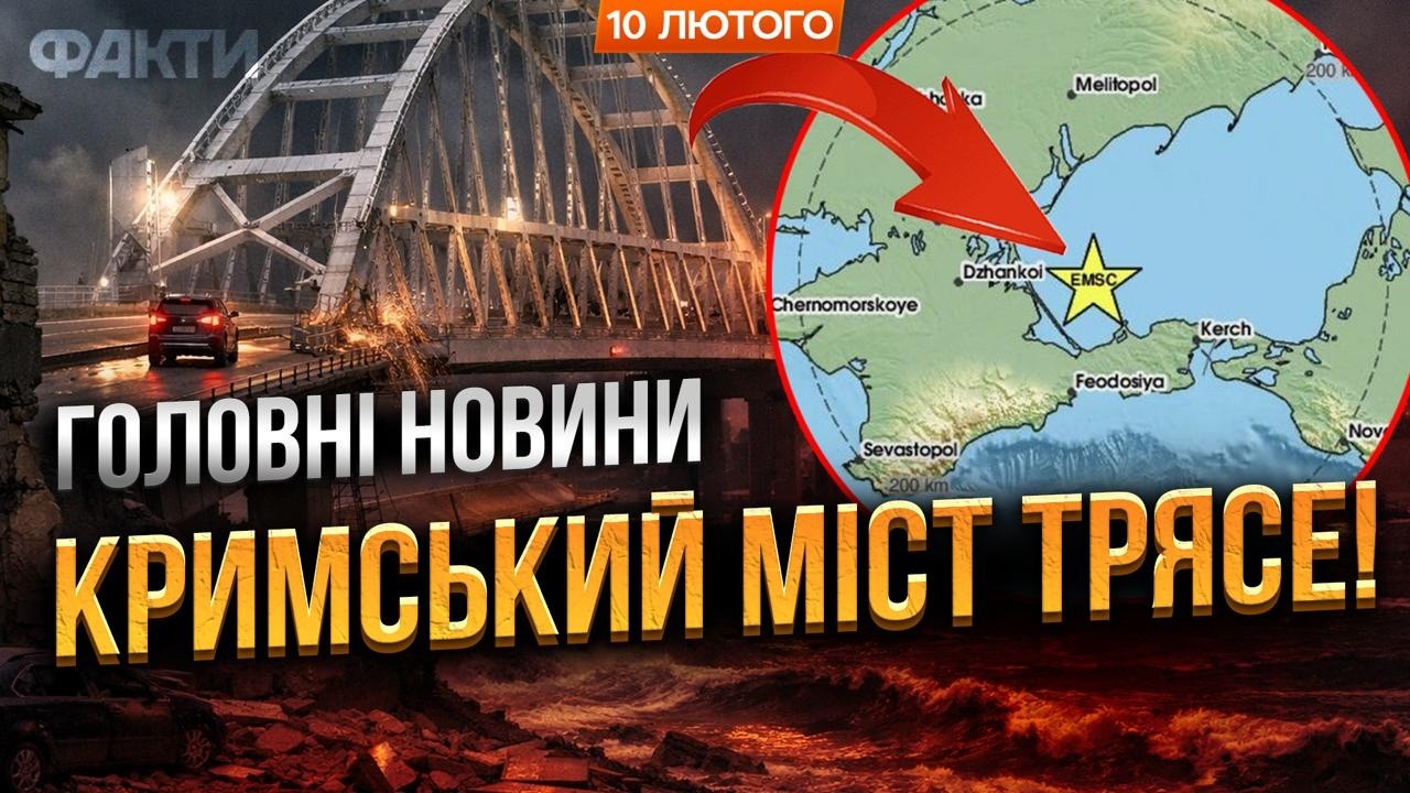 ЦЕ СТАЛОСЬ ВНОЧІ! Керченський міст ЗАТРЯСЛО НА ПОВНУ! Потужний ЗЕМЛЕТРУС накрив Крим і Краснодар