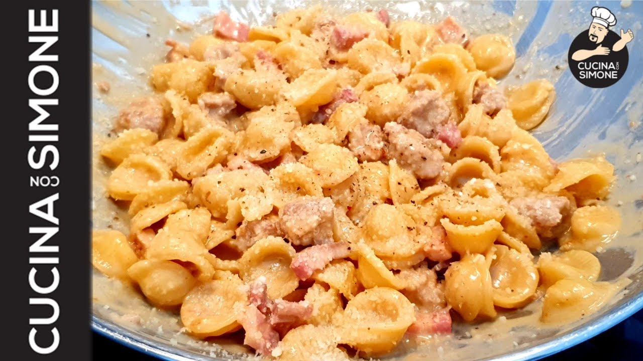 Orecchiette Salsiccia e Pancetta - Pronte in 10 minuti!!!😱