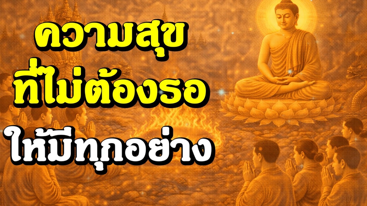 ความสุขที่ไม่ต้องรอให้มีทุกอย่าง | ฟังธรรมะก่อนนอน , ฟังธรรมก่อนนอน | Ep.223