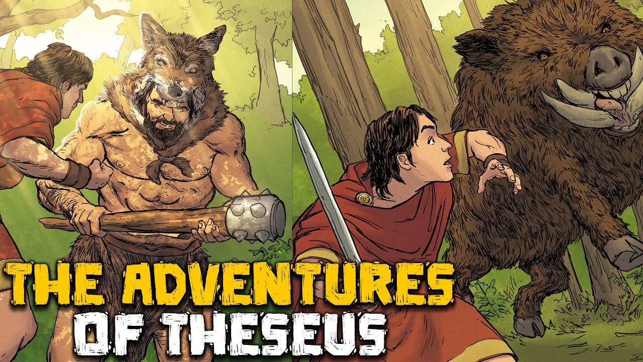 The Adventures of Theseus - 2/3 - Greek Mythology in Comics - See U in History / Mythology