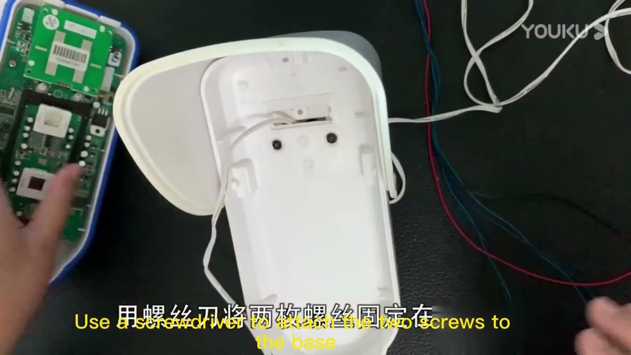 How to install outdoor wired wireless detector professional anti mask burglar alarm system