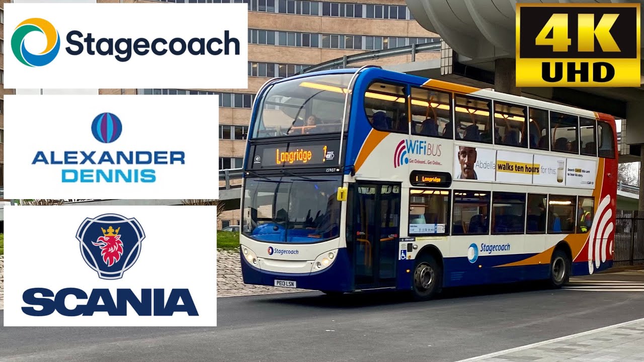 [Stagecoach: 1 Longridge to Preston] Alexander Dennis Enviro400 Scania N230UD (15907/PE13LSN)