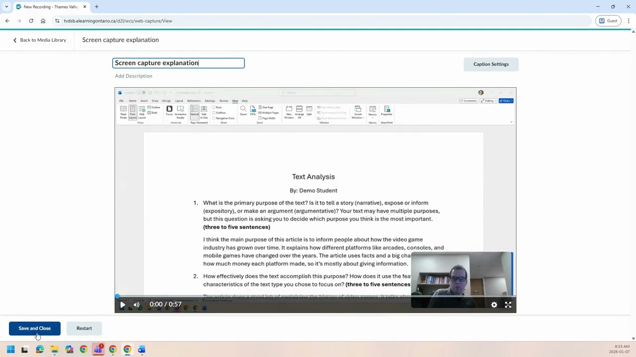 Brightspace: Media Library