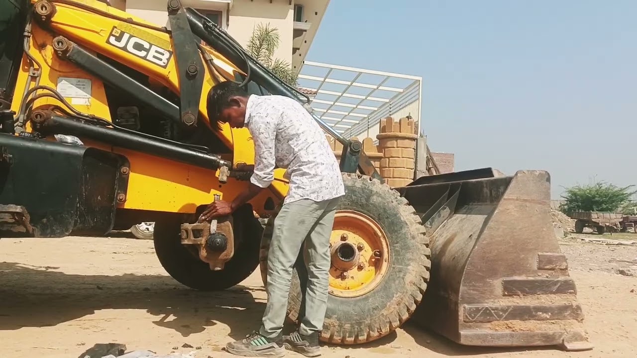 JCB Ka badla bearing aur kiya washing 