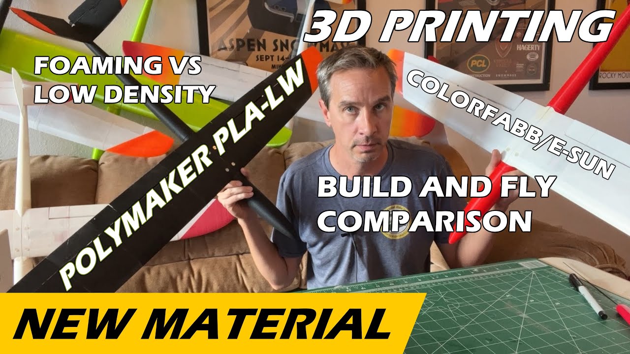 New Light Weight Polymaker 3D Printing Material - comparison and test