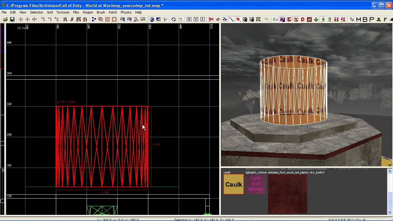 CoD Radiant : detail made easy : manually bending meshes/dome