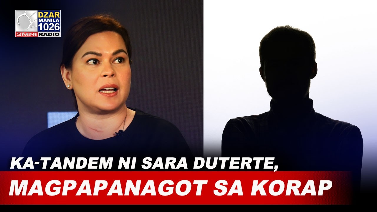 Ka-tandem ni Sara Duterte, magpapanagot sa mga korap: Hindi pwedeng walang managot