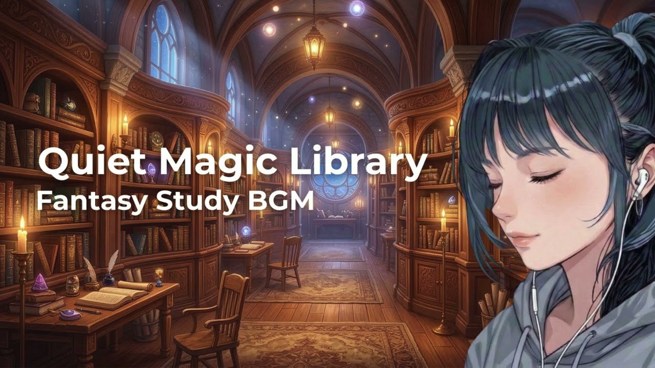 Fantasy Study BGM – Quiet Magic Library