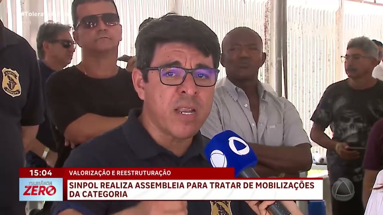 SINPOL realiza assembleia para tratar de mobilizações da categoria - TZ