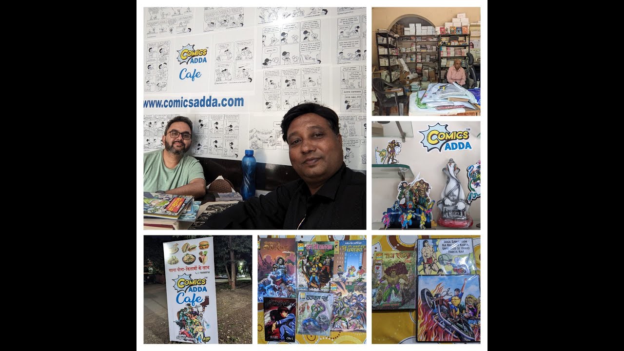 I visited Comics Adda Cafe in Ujjain & came back with lot of Comics, Gifts & Happy Memories