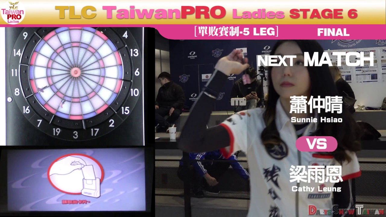Cathy Leung  VS Sunnie Hsiao  梁雨恩 VS 蕭仲晴 4K UHD 2017 TaiwanPRO LADIES STAGE6 Final