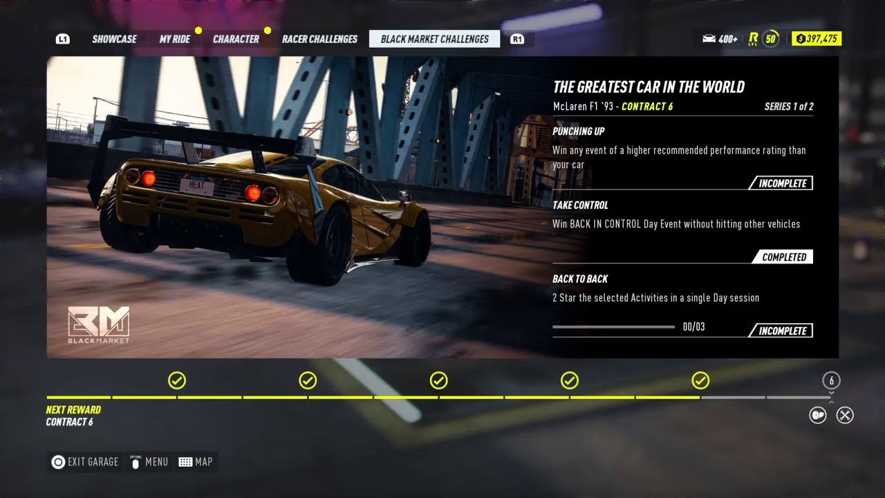 NFS Heat | Mclaren F1 Challenges livestream