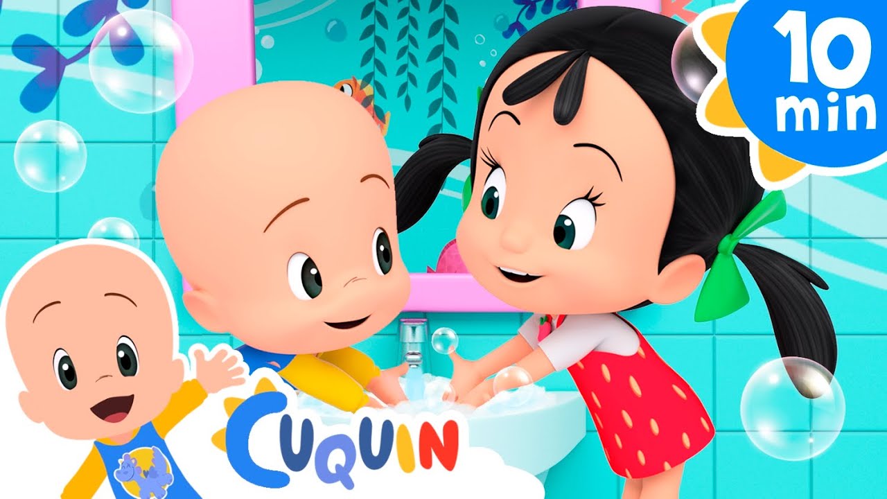Cómo lavarse las manos con Cuquín  | Cleo & Cuquín: canciones infantiles