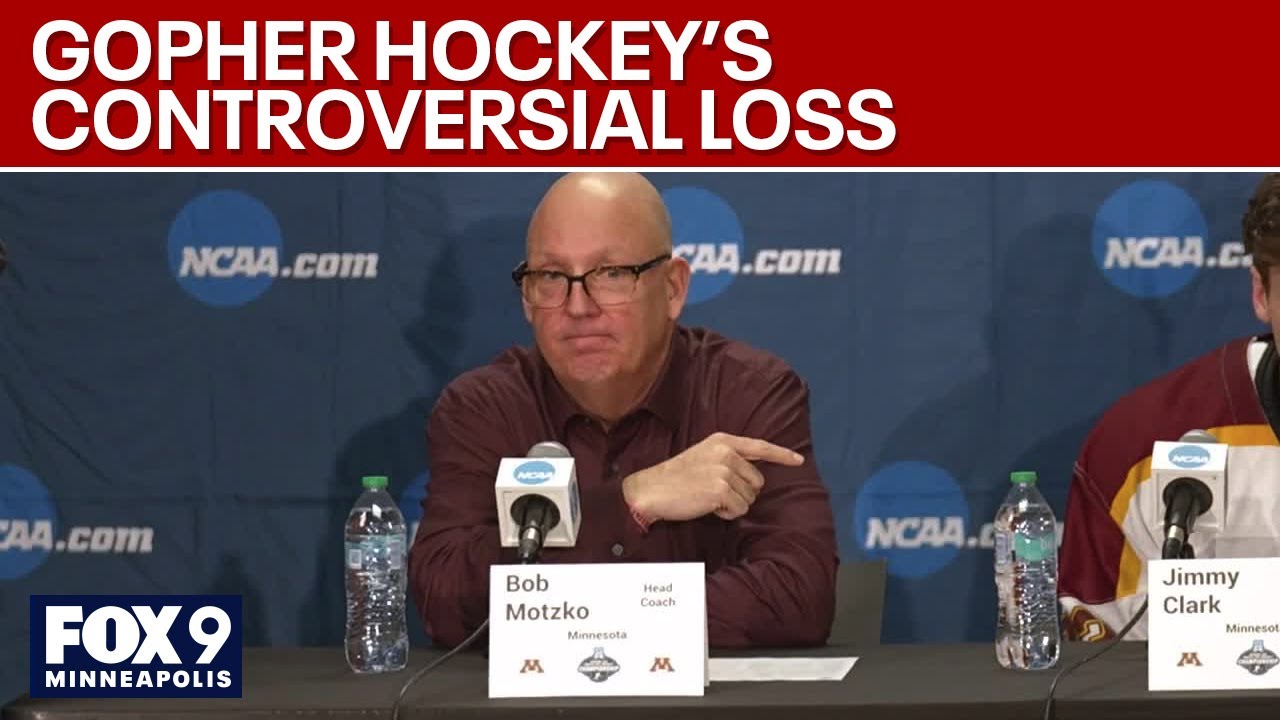 Bob Motzko after Gophers controversial NCAA loss: 'I shouldn't be the one sitting here'