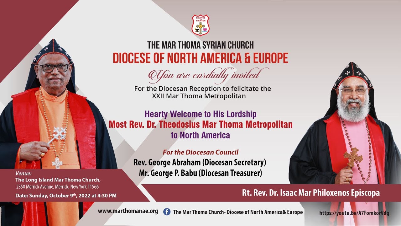 FELICITATION & PUBLIC RECEPTION TO H.G. THE MOST REV. DR. THEODOSIUS MAR THOMA METROPOLITAN
