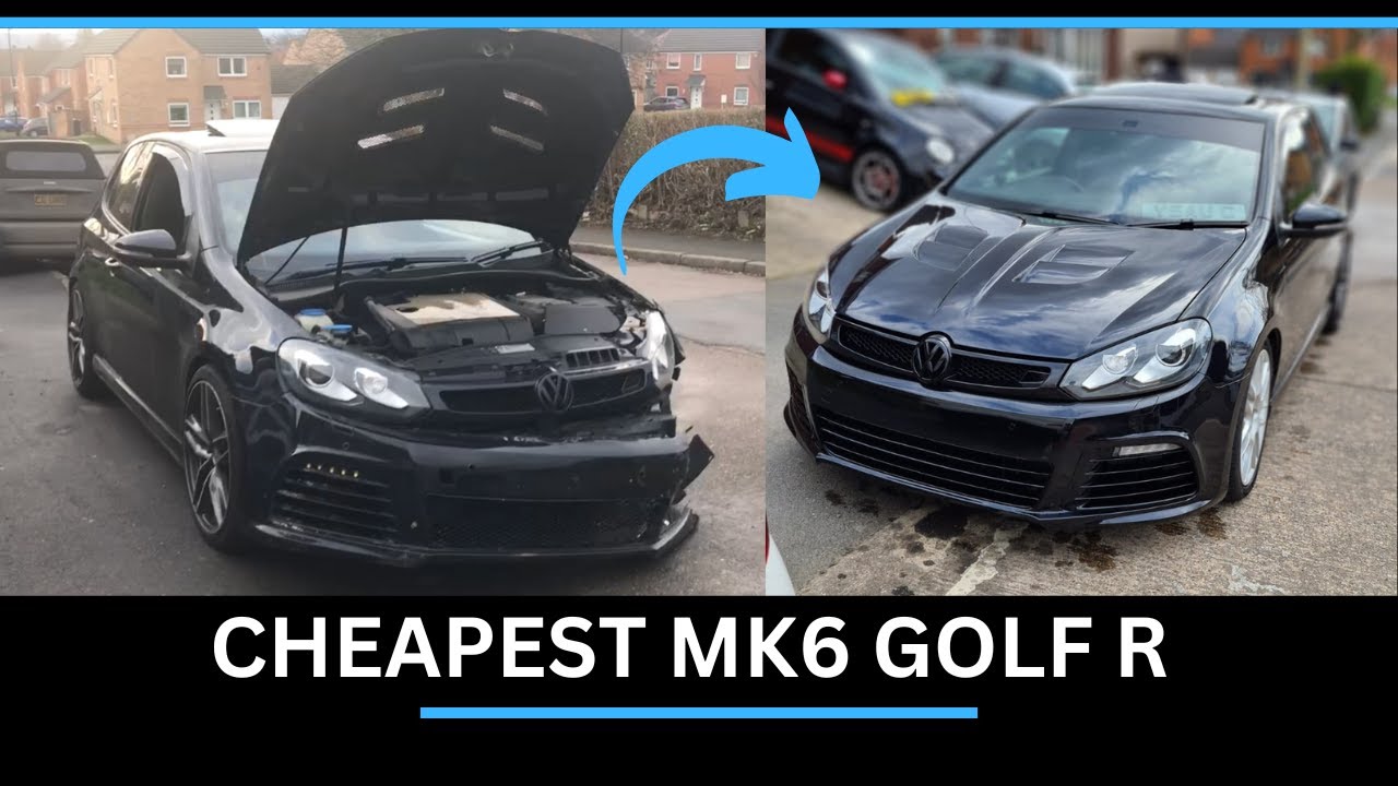 We Bought a MODIFIED MK6 VW GOLF R From Copart and Rebuilt it.