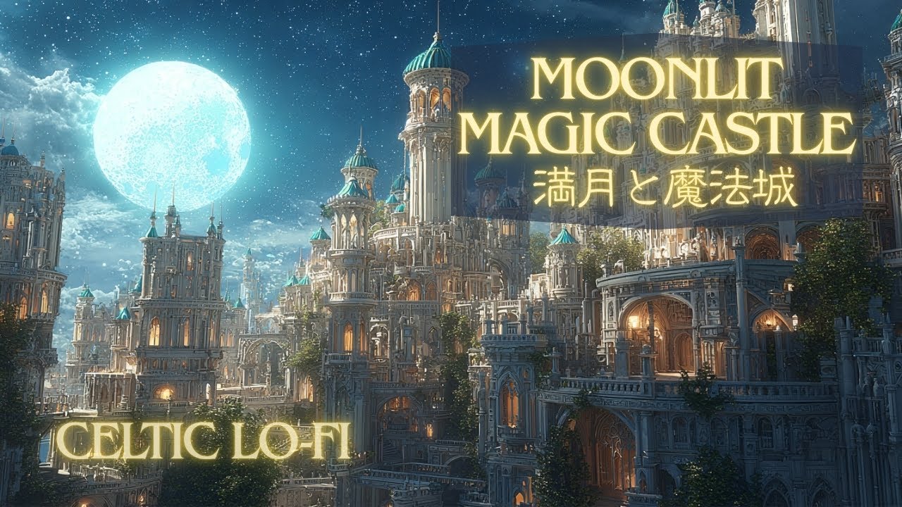 Moonlit Magic Castle Focus Lo-fi｜魔法の城と月光｜作業用BGM