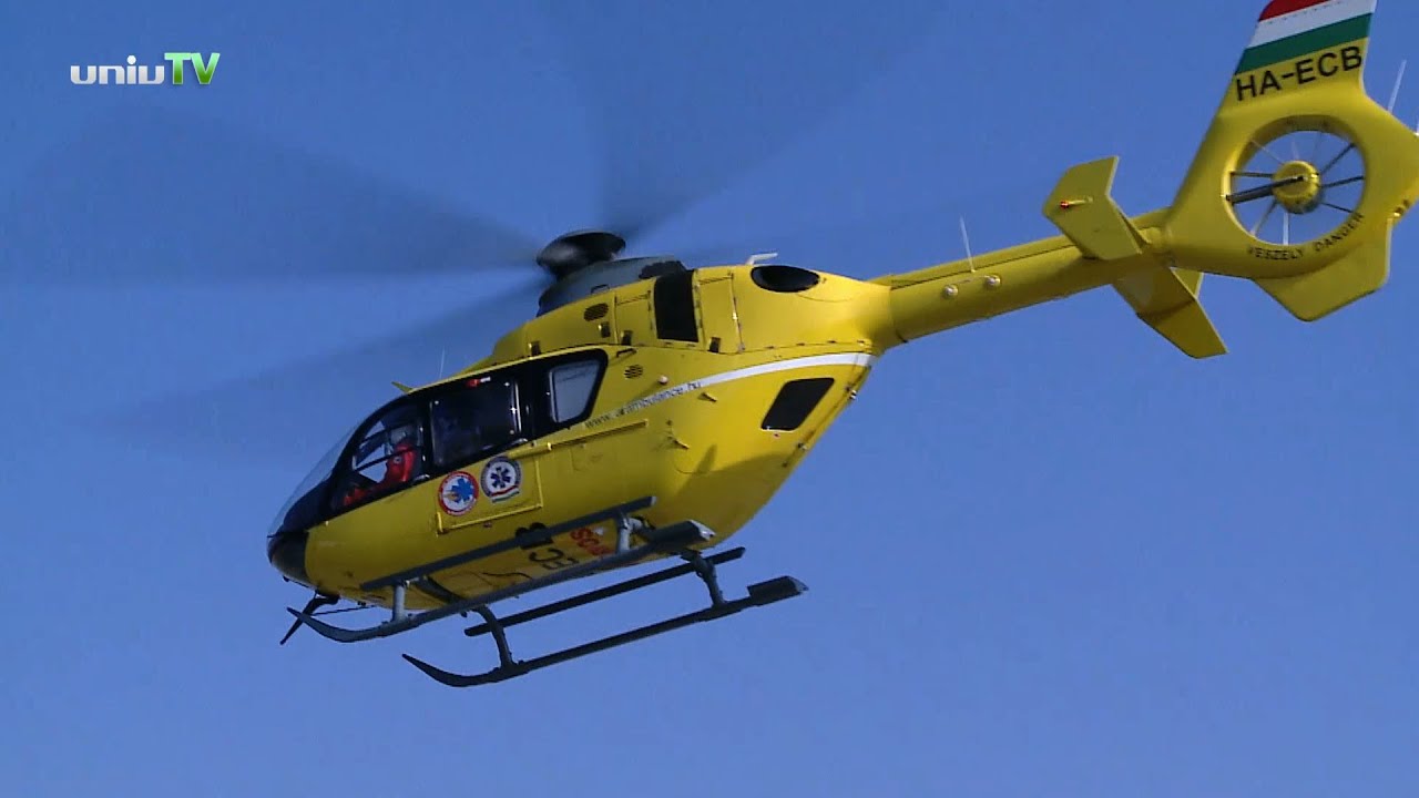 A klinika tetején landol a mentőhelikopter