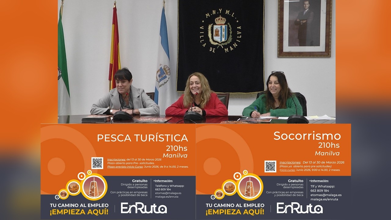 Reunión informativa sobre los cursos de pesca turística y socorrismo