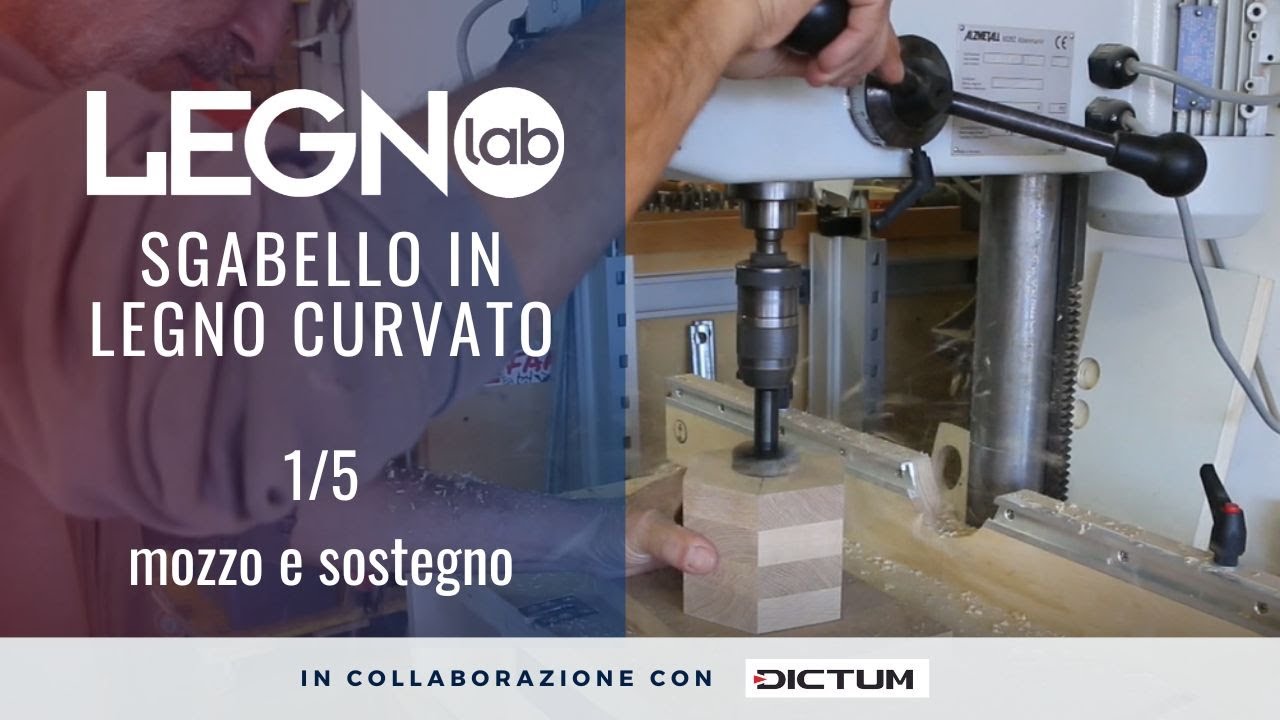 SGABELLO IN LEGNO CURVATO 1/5