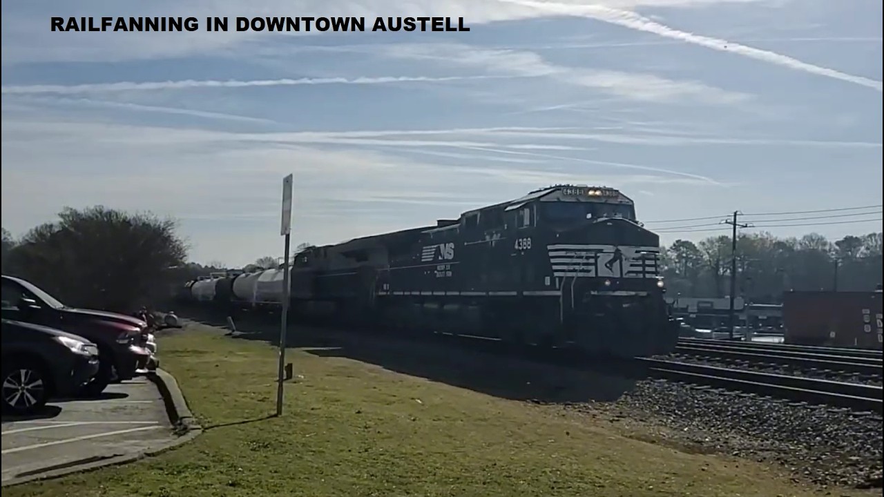 Railfanning in Downtown Austell (Ft. KCS, UP, NS, Amtrak, BNSF, and Central of Georgia) 3-14-26 