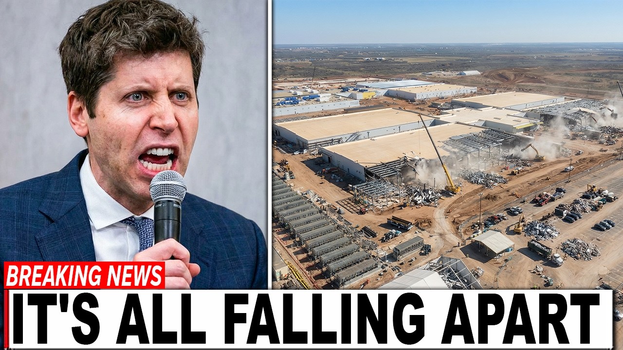 Sam Altman FURIOUS As $500 Billion Stargate Project Falls Apart Before It's Even Built