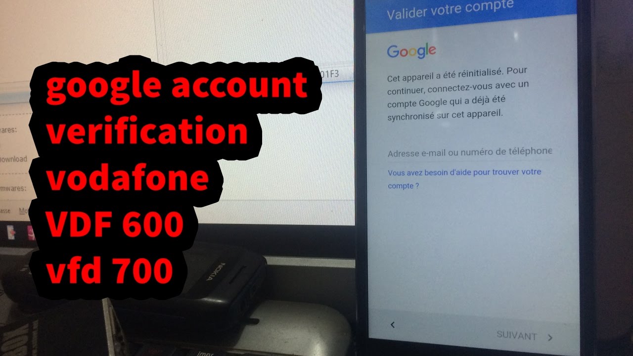 bypass google account verification vodafone VDF 600 vfd 700