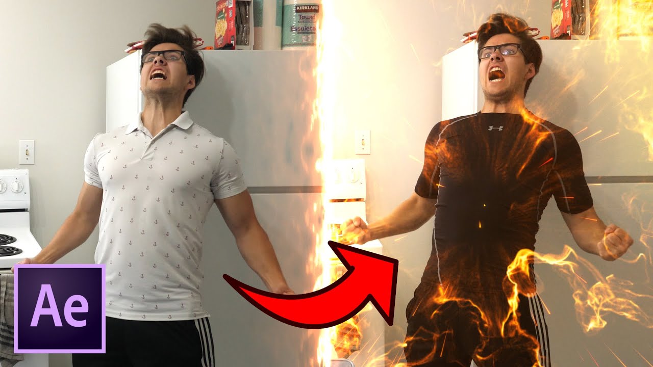 Fiery Transformation (VFX Tutorial)