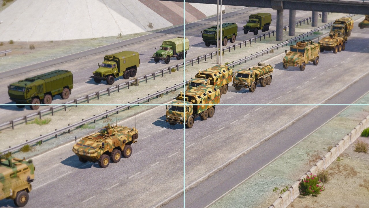 Iran’s Huge Column Gets Caught by US Missile at Tehran Highway in Anti-Tank Trap!