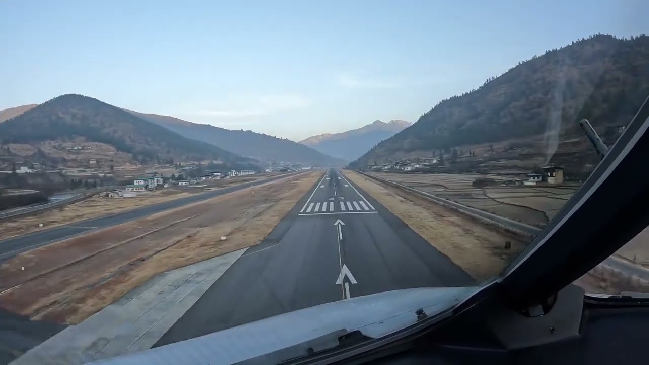Flying on the Edge: The Hair-Raising Landing at Paro Airport