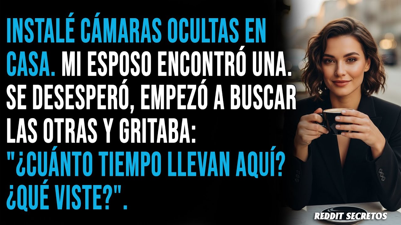 Mi esposo encontró mi cámara oculta. Su reacción de pánico reveló lo que me había estado ocultando..