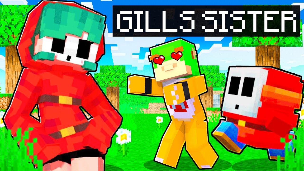 I Met Gills SISTER in Minecraft! | Nintendo Fun House [7]