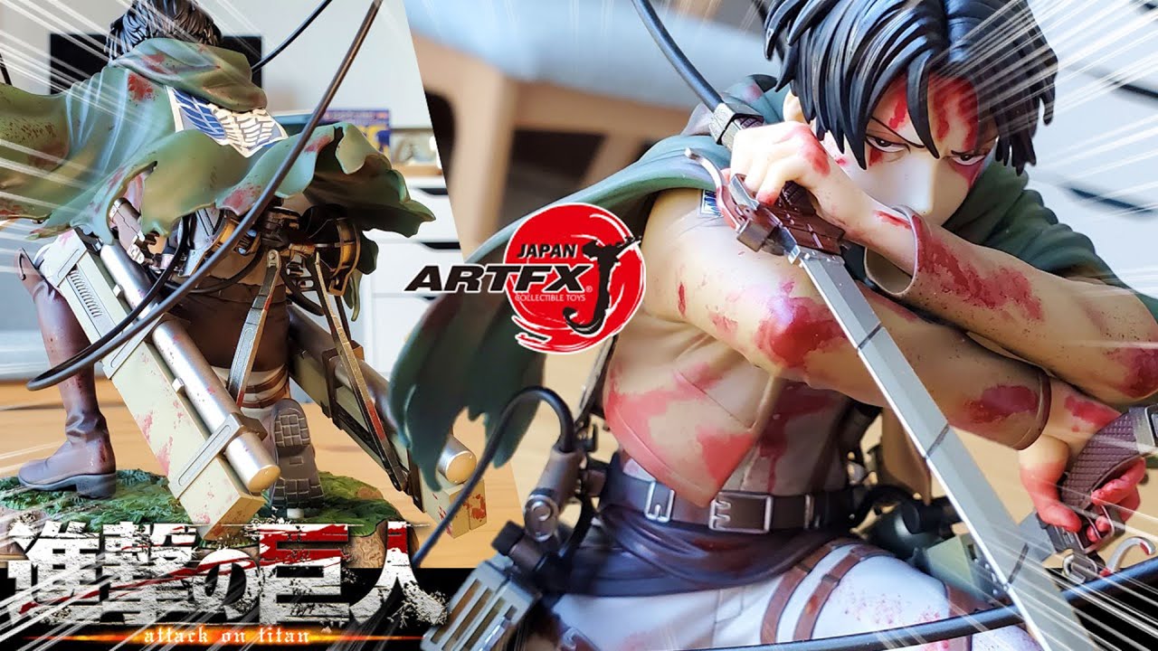 【開箱】 兵長 里維 進擊的巨人 壽屋 ARTFX J  Fortitude ver. 堅毅不屈 ! Levie / リヴァイ / Attack on Titan / unboxing
