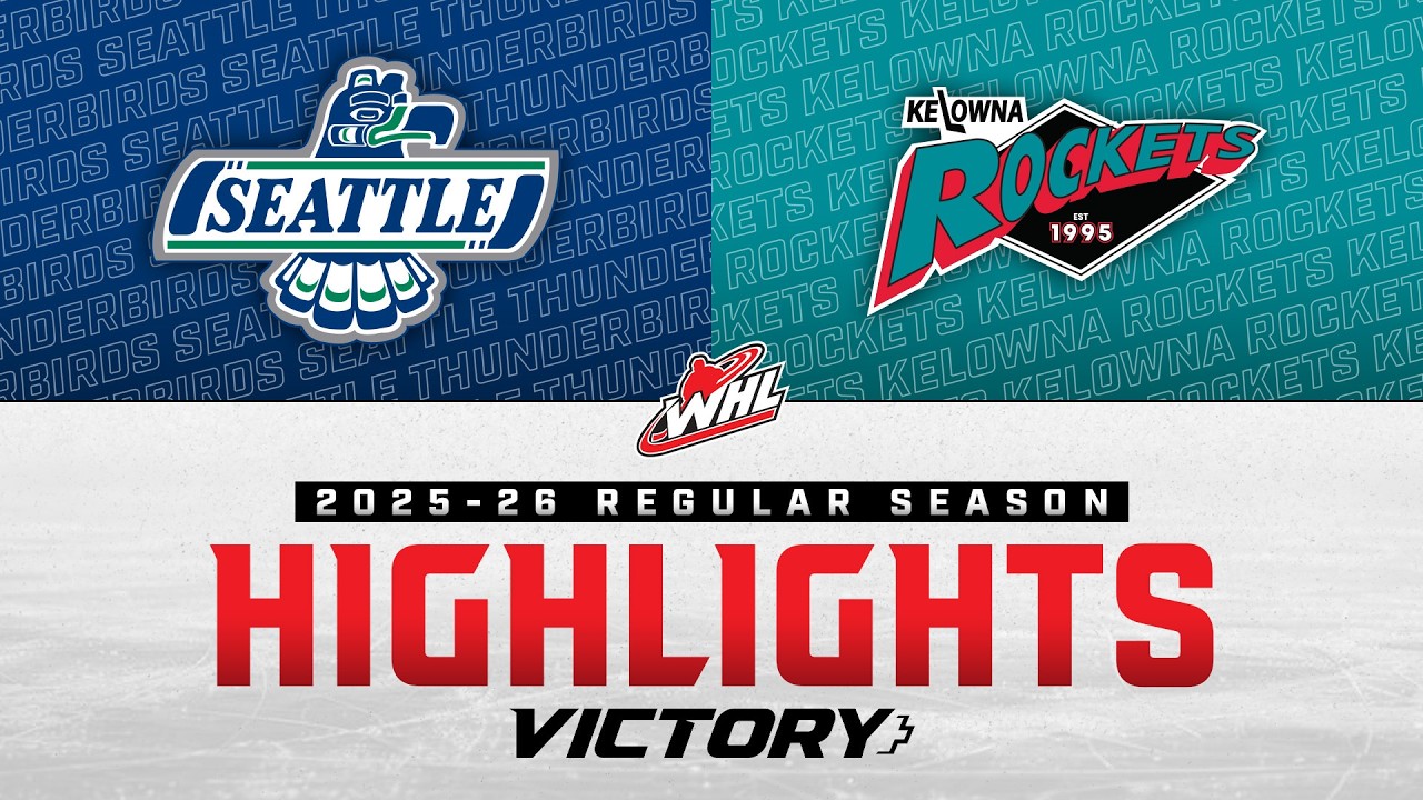 Seattle Thunderbirds at Kelowna Rockets 02/25 | WHL Highlights 2025-26