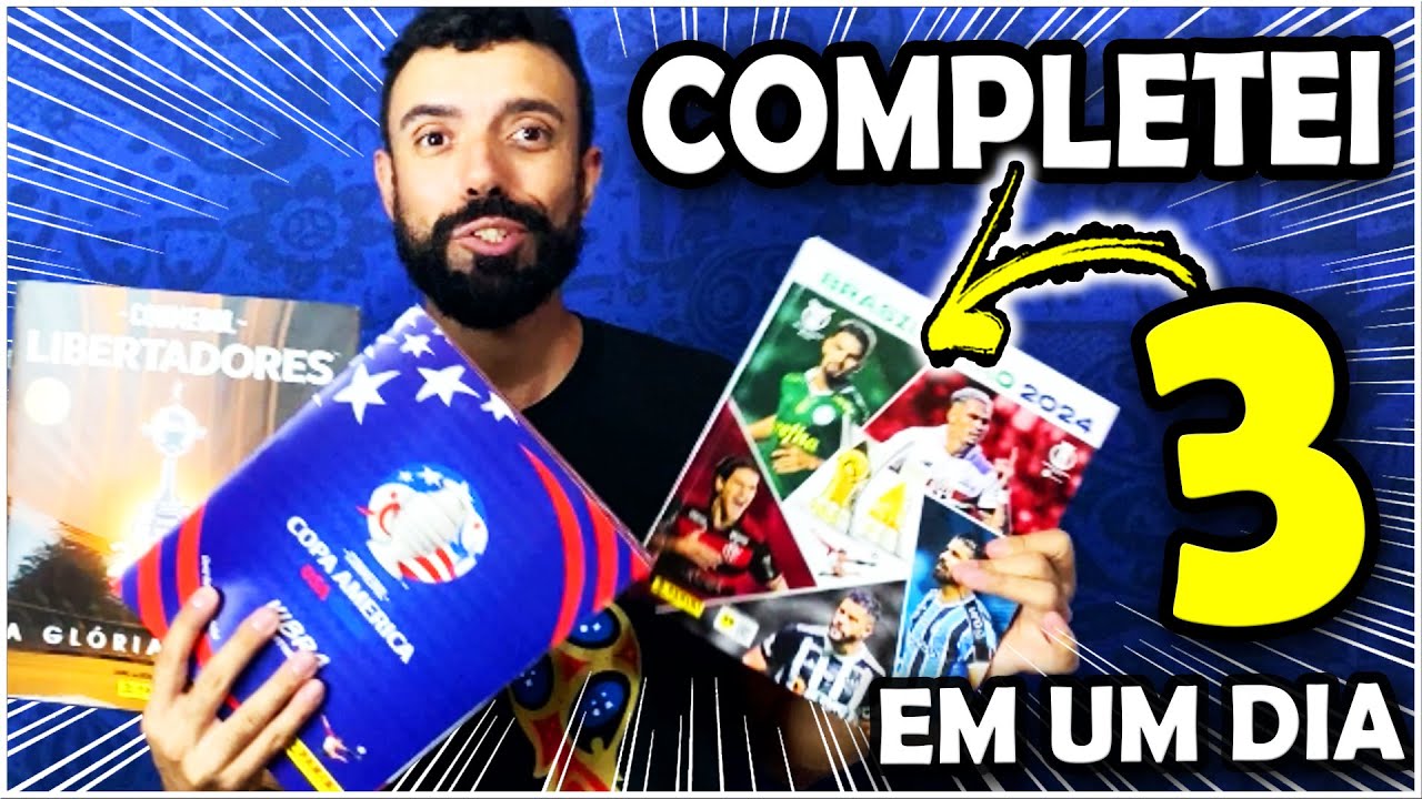 3 ÁLBUNS COMPLETOS em UM SÓ VÍDEO - Figurinhas de 2024