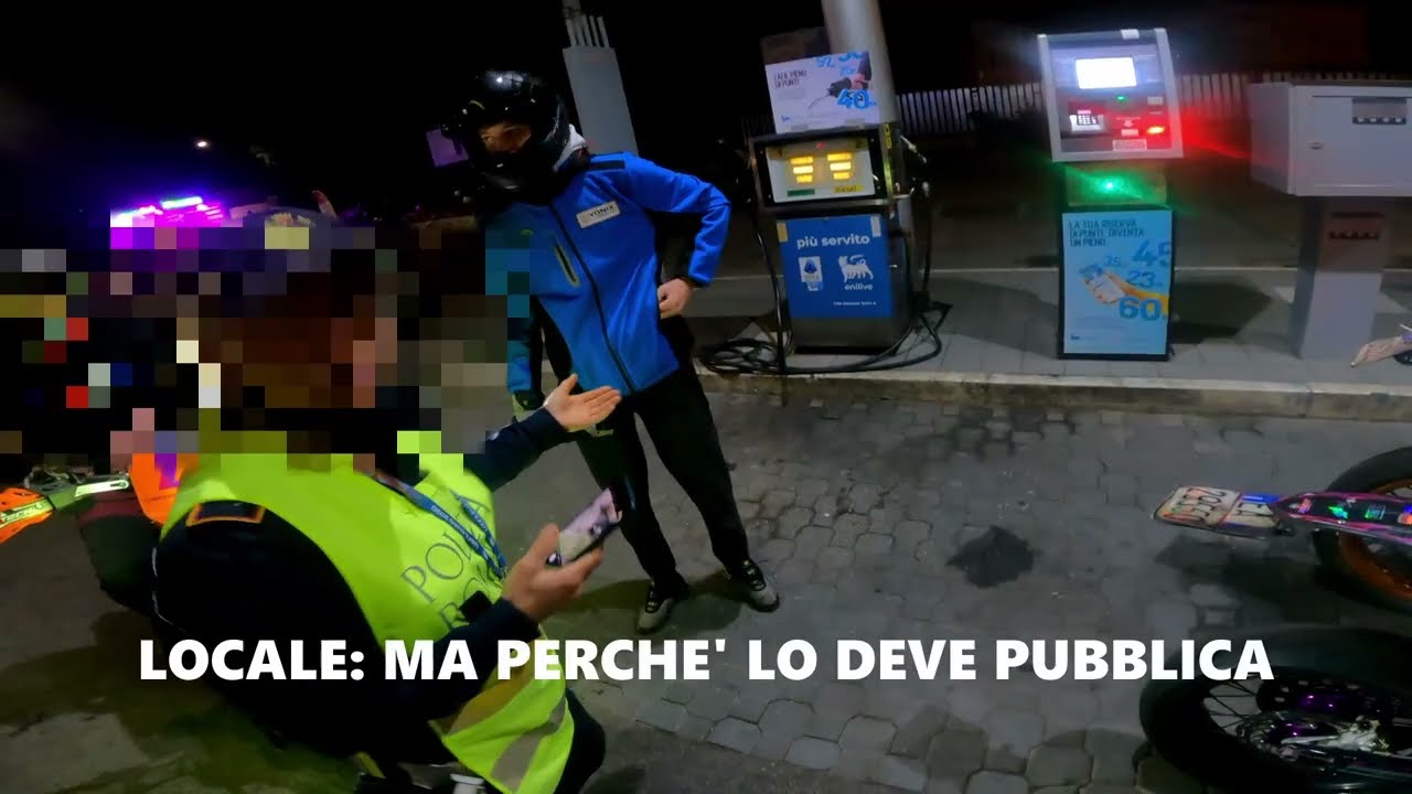 POLIZIA LOCALE CI MINACCIA CON LA PISTOLA!!!! (NO CLICKBAIT)