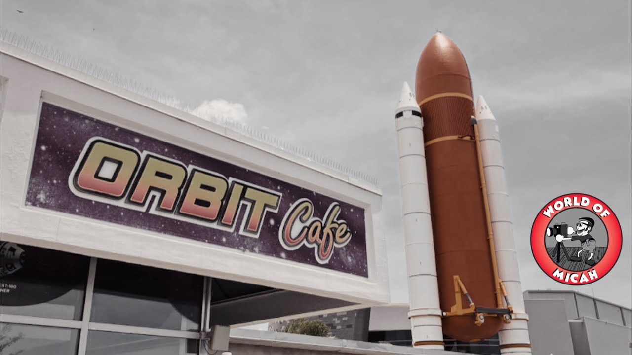 Orbit Cafe at Kennedy Space Center! Worlds Largest NASA Gift Shop & Trying Space Ice Cream!