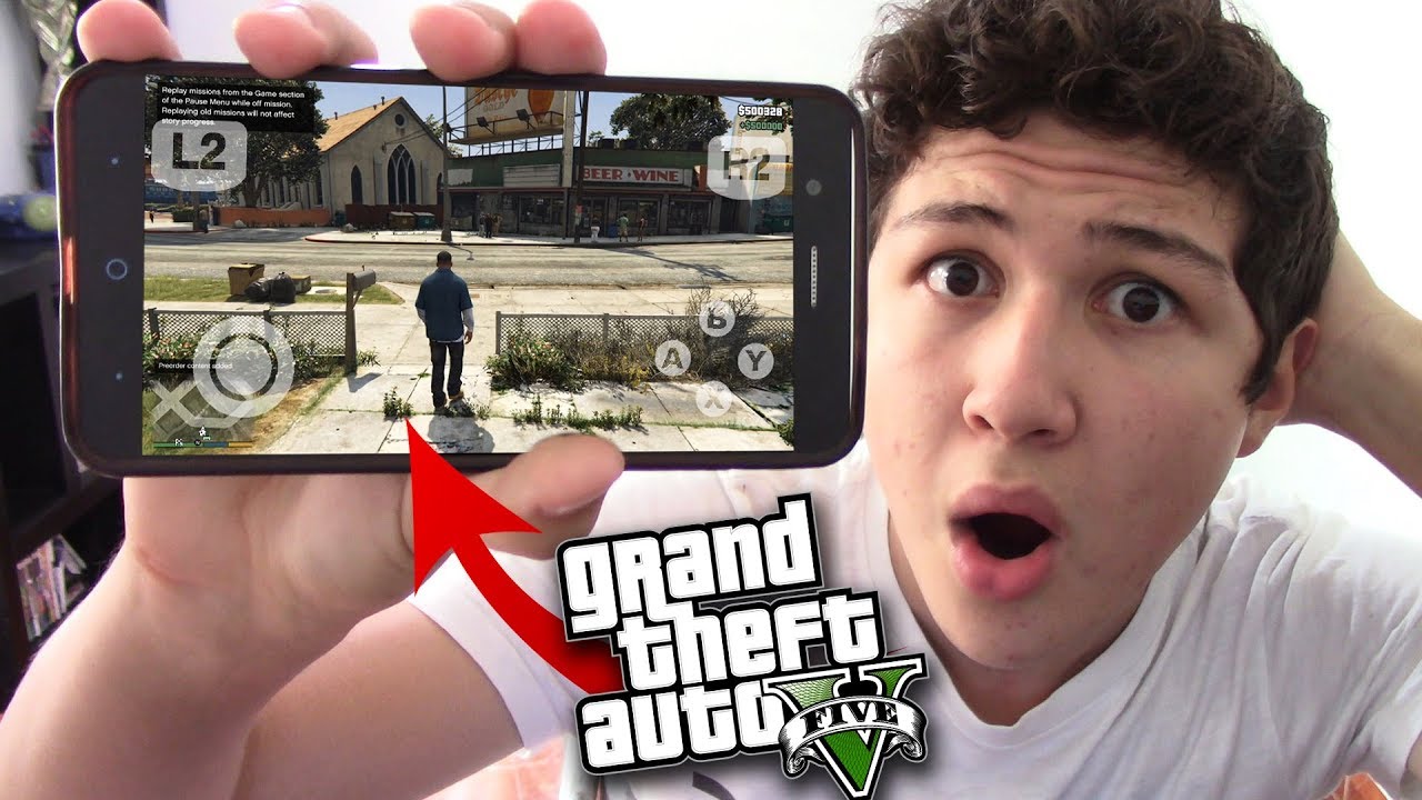 COMO JUGAR GTA V EN MÓVIL!! GRAND THEFT AUTO 5 PARA ANDROID & iOS