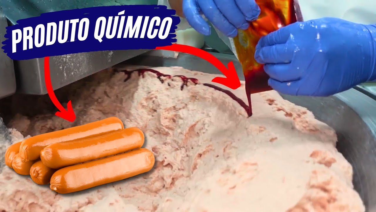 Como a SALSICHA &eacute; feita - Processo Industrial