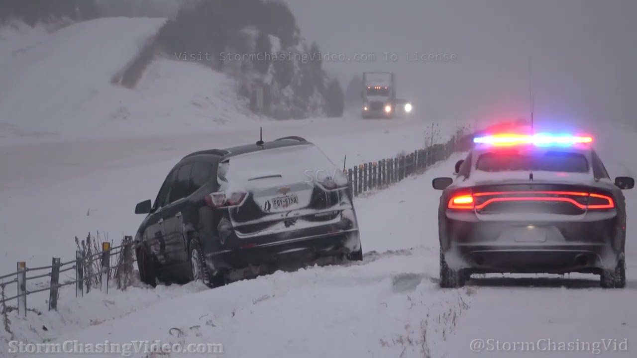 Lebanon, MO Winter Storm Icy Road Accidents - 2/3/2022