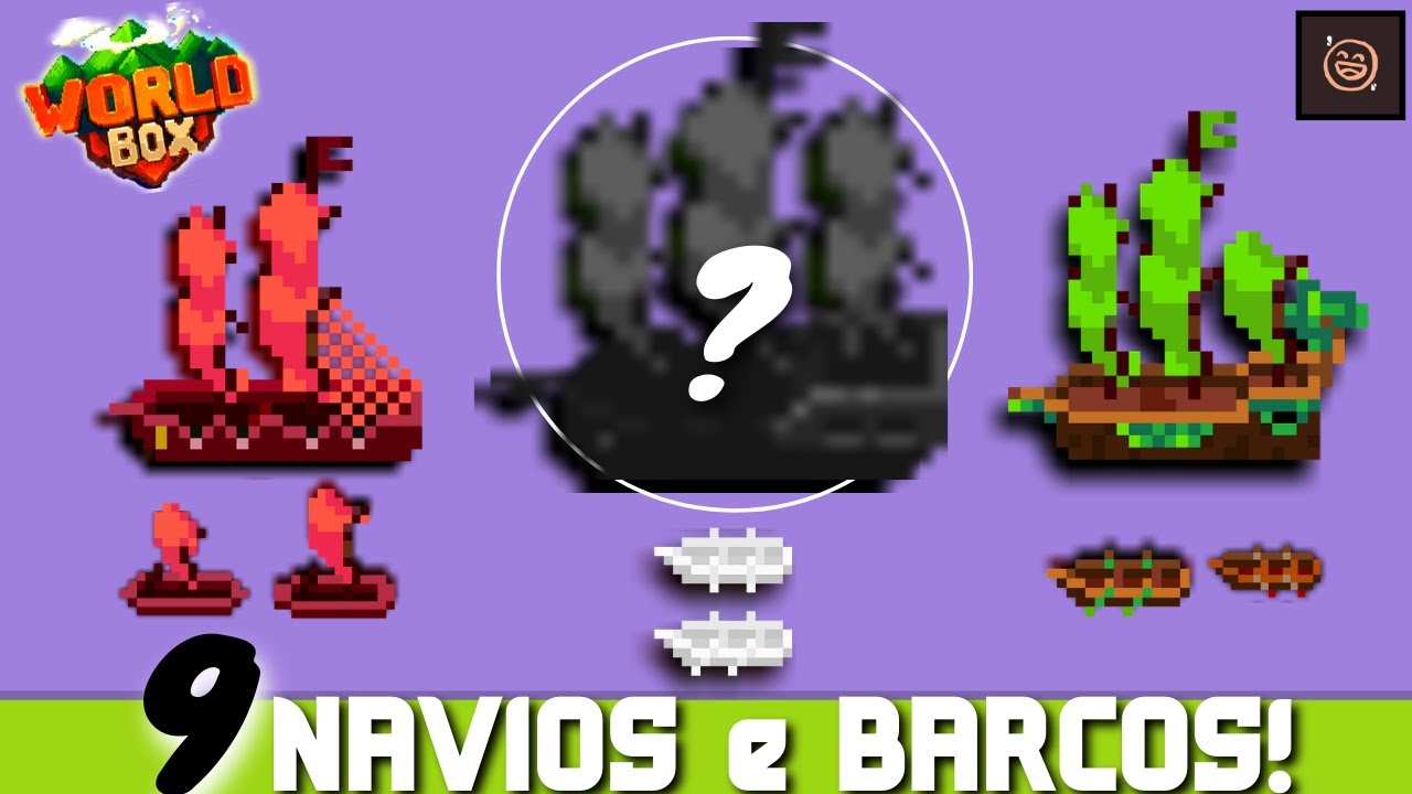 9 (NOVOS) NAVIOS e BARCOS no WorldBox!