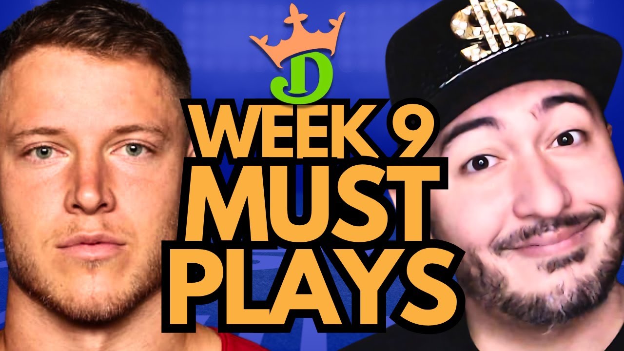 NFL DFS Week 9 MUST PLAYS (DraftKings Highest ROI Lineups!) | NFL DFS Picks + 2025 Fantasy Football